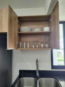 Kuchyň nebo kuchyňský kout v ubytování House in Mezcales near Vallarta + 47 fotografií