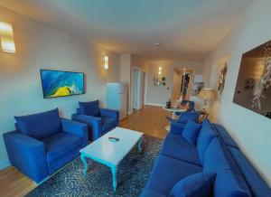 Χώρος καθιστικού στο ORBI CITY - Hotel luxury suites