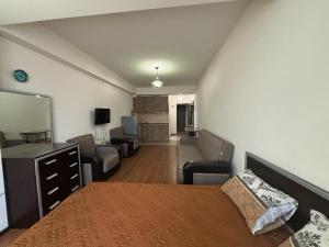 Una televisión o centro de entretenimiento en Holiday Inn Bakuriani 7 fotos más