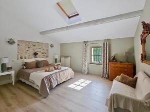 Postel nebo postele na pokoji v ubytování La Bri...Gite + 12 fotografií