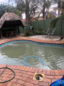 ケンプトンパークにあるChristland Guest Houseの水中のホース付きスイミングプール