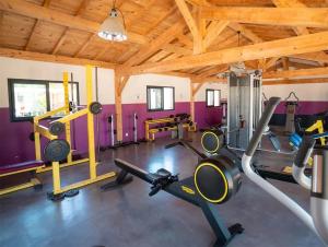 Fitness centrum a/nebo fitness zařízení v ubytování Mobil-home Torreilles-plage - Camping 5 Etoiles Le Marisol