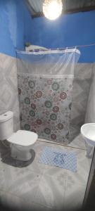 Koupelna v ubytování Casa para temporada