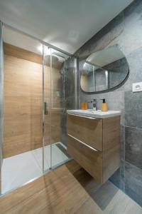 Koupelna v ubytování Le Faro