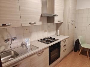 Kuchyň nebo kuchyňský kout v ubytování casetta dello zio