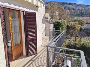 Balkón nebo terasa v ubytování casetta dello zio