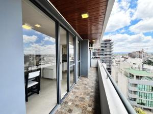 Balkón nebo terasa v ubytování Victoria Tower Category Department