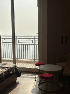 Χώρος καθιστικού στο Paradise stay