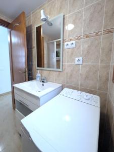 Koupelna v ubytování Casa Los Tilos