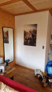 TV a/nebo společenská místnost v ubytování Ferienglück Allgäu Appartment Amelie