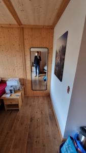 Postel nebo postele na pokoji v ubytování Ferienglück Allgäu Appartment Amelie