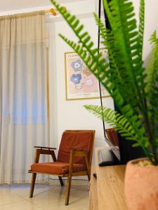 Posezení v ubytování Central View Tirana