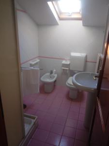 Koupelna v ubytování Villino Ida