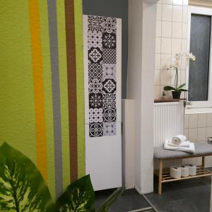 Koupelna v ubytování Gästehaus Bergedorf 2 + 100 fotografií