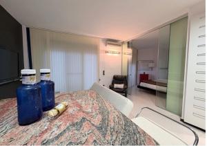 Postel nebo postele na pokoji v ubytování Bonito Apartamento en Moraira a 5 min de la Playa + 19 fotografií