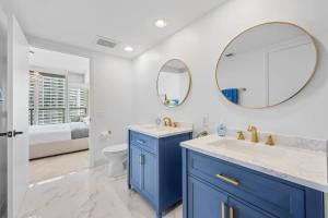 Ένα μπάνιο στο Penthouse ICON W Hotel WaterViews Balcony Brickell