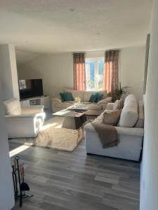 Χώρος καθιστικού στο Vila jajcegrad