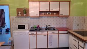 Kuchyň nebo kuchyňský kout v ubytování revLIVING Lodge Kleinstelzendorf Hollabrunn - 4 Schlafzimmer