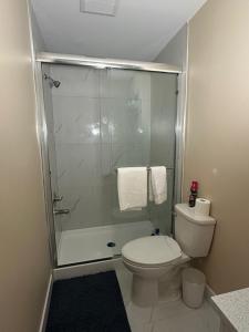 Ένα μπάνιο στο Cozy Ground-Floor Room with Private Bath and Separate Entry