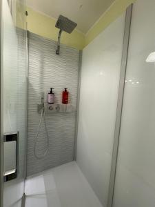 Koupelna v ubytování Appartement proche centre ville + 12 fotografií