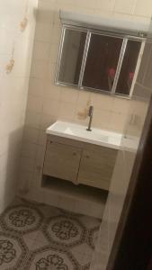 Koupelna v ubytování Pousada Pedra da Caveira