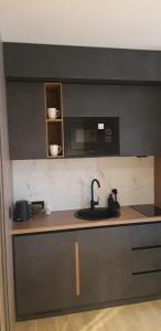 Η κουζίνα ή μικρή κουζίνα στο Tara Panorama - Vila Bor Lux Apartment +16 φωτογραφίες