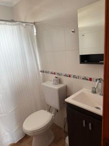 Koupelna v ubytování Posada del Sol Monte