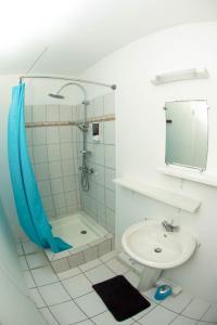 Koupelna v ubytování Villa bougainvillier + 3 fotografie