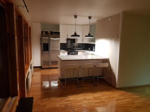 Η κουζίνα ή μικρή κουζίνα στο Trosterud i Oslo