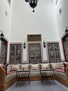 Posezení v ubytování Riad Dar Mama Laila