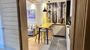 Posezení v ubytování Snowfall Luxury Suites Jahorina