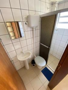 Koupelna v ubytování Pousada Nova