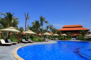 Bazén v ubytování Phi Yen Eco Resort Can Tho nebo v jeho okolí