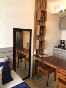 Η κουζίνα ή μικρή κουζίνα στο Blend Marista-Local perfeito!