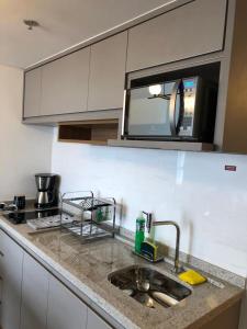 Η κουζίνα ή μικρή κουζίνα στο Blend Marista-Local perfeito!