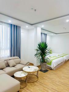 Posezení v ubytování SANG VILLA Đà Nẵng