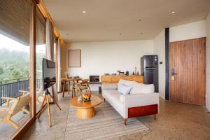 Η κουζίνα ή μικρή κουζίνα στο Asahan Munduk Cabin