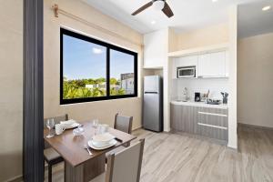 Kuchyň nebo kuchyňský kout v ubytování Wayra Condos