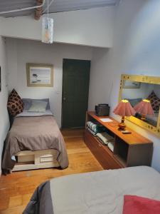 Giường trong phòng chung tại Apartamento 201 completo Chía Norte