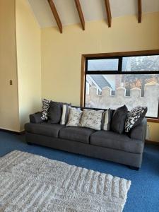 Χώρος καθιστικού στο Hostal Mundet