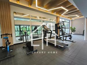 Fitness centrum a/nebo fitness zařízení v ubytování Cali - Apartaestudios Edificio Miro Living Guadalupe
