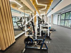 Fitness centrum a/nebo fitness zařízení v ubytování Cali - Apartaestudios Edificio Miro Living Guadalupe