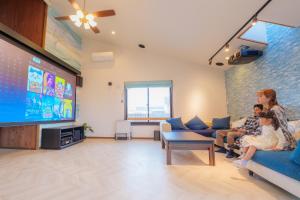 TV a/nebo společenská místnost v ubytování Oceania Ichinomiya - Vacation STAY 27239v