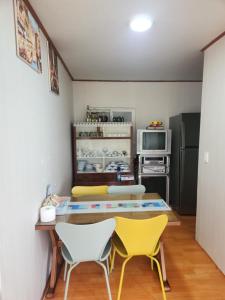 Kuchyň nebo kuchyňský kout v ubytování 뜰안정원 + 25 fotografií