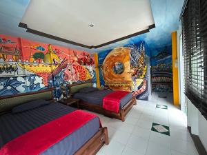 Χώρος καθιστικού στο Chill Out Bar and Bungalows