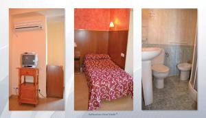 A bathroom at Hotel Emilio