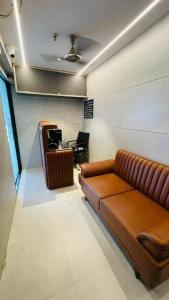 Χώρος καθιστικού στο Hotel Laa'more