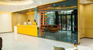 Vstupní hala nebo recepce v ubytování Shell Hotel Shanxi Xinzhou Wuning County Fengwu Square