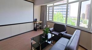 Posezení v ubytování Green Tree Inn Express Tangshan Kaiping District Government