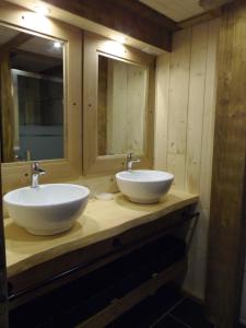 Chalet l'aubépine résidence B&B的一间浴室